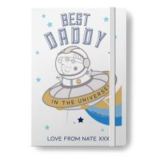 Personalised Peppa Pig Best Daddy A5 Notebook